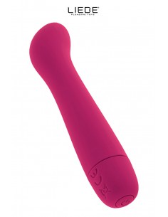 Vibromasseur spécial point G 100% silicone Delightful cerise 2