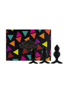 3 Plugs Anal en silicone de tailles différentes, pour utilisateurs novices et expérimentés. 2