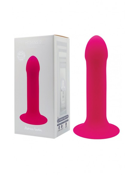 Godemichet double densité Hitsens 2 rose 18cm et sa boite