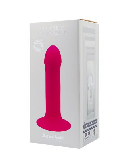 Boite du Godemichet double densité Hitsens 2 rose 18cm