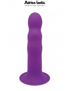 Godemichet double densité Hitsens 3 violet 18cm