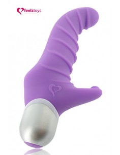 Vibromasseur spécial point G et clitoris Fonzie violet