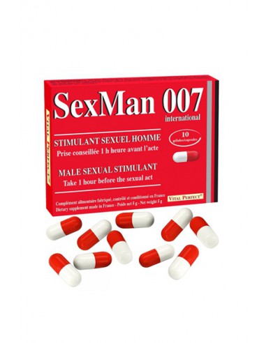 10 Gélules aphrodisiaques SexMan 007