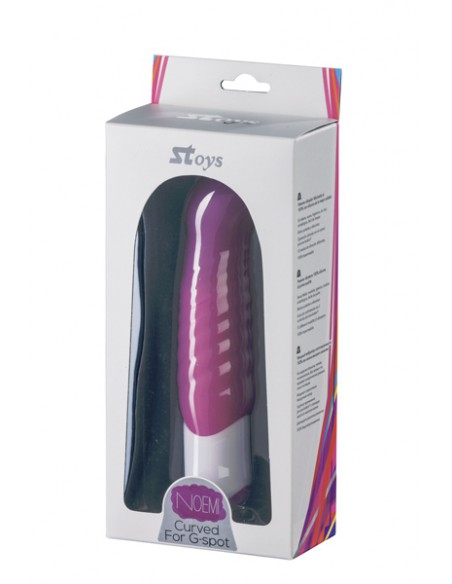 Boite du Vibromasseur spécial point G 100% silicone Noemi