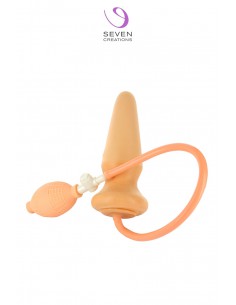 Plug anal gonflable pour une pénétration anale progressive.