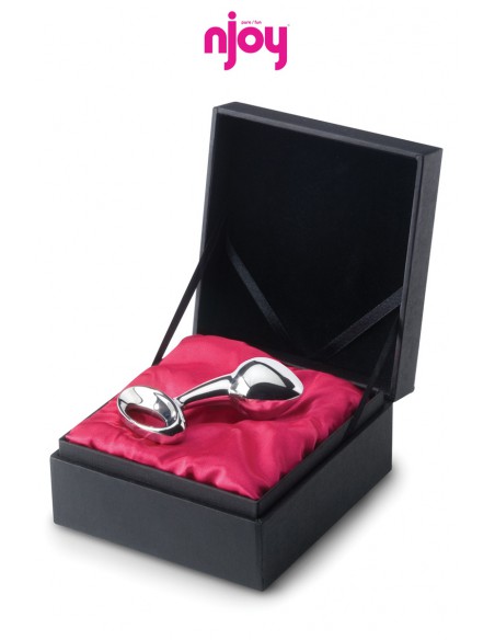 Coffret luxe du plug anal en acier Njoy medium